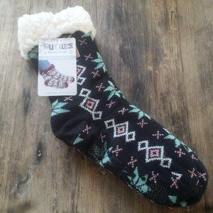 New Muk Luks Womens Cabin Sox L/XL 8-10